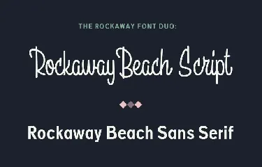 Rockaway Beach font