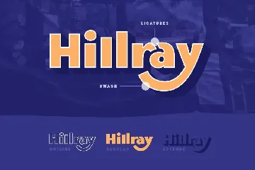 Hillray - Stylish Bold Sans font