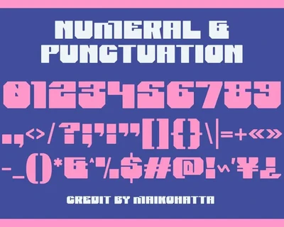 Trash Maker - Modern Y2k Font