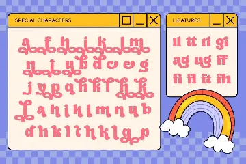 Sugar Peachy - Modern Retro Serif font