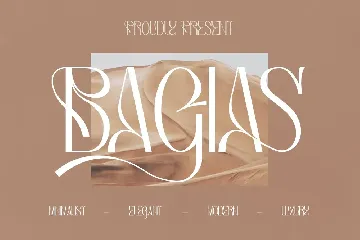 Bagias Stylish Serif Font