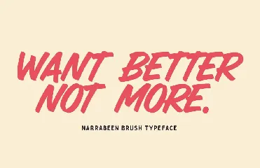 Narrabeen Brush font