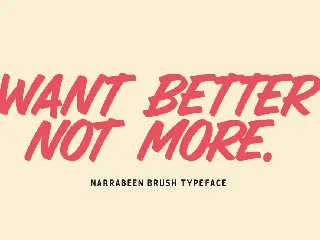 Narrabeen Brush font