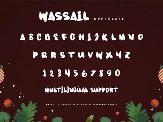 Wassail font
