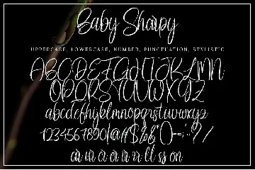 Baby Sharpy font