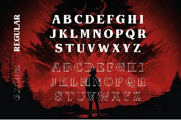 Upside Down - 1980s Retro Typeface font