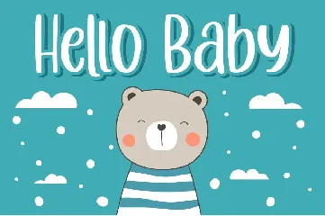 Cuttie Beary - Cute and Fun Handdrawn font