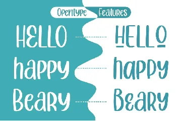 Cuttie Beary - Cute and Fun Handdrawn font