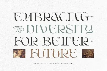 Lumenia Vellas - Modern Serif font