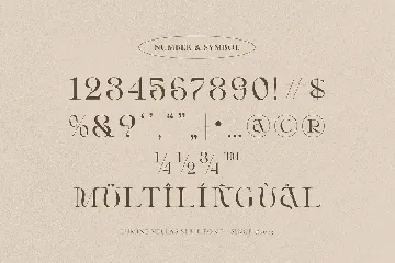 Lumenia Vellas - Modern Serif font