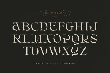 Lumenia Vellas - Modern Serif font