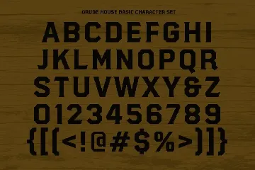 Grude House font