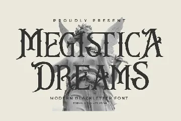 Megistica Dreams Modern Blackletter Font