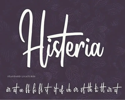 Yustin - Script Font