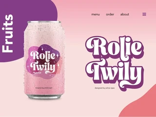 Rolie Twily | Curly Font