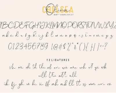 Chelsea Olivia | Font Duo