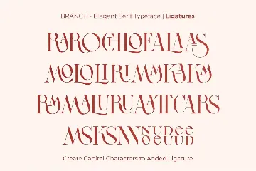 Branch font