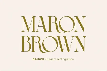 Branch font