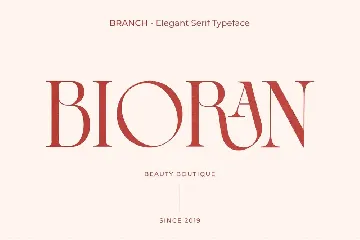 Branch font