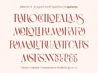 Branch font