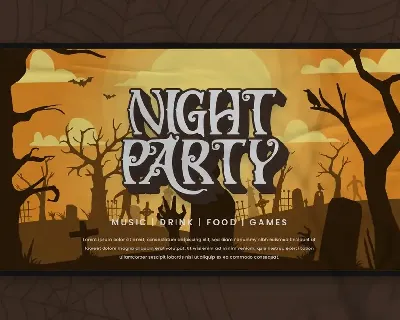 Haunted Halloween Typeface font