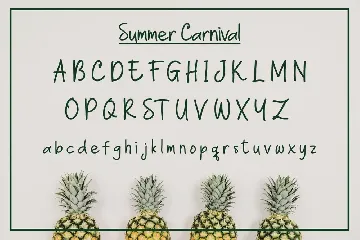 Summer Carnival - Handwritten Font