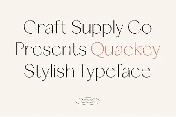 Quackey - Stylish Typeface font