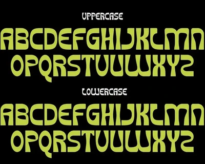 Kasindray - Psychedelic Decorative Font