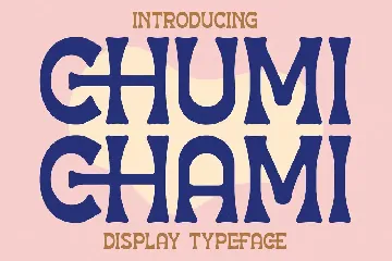 Chumi Chami Display Typeface Font