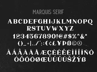 Marquis - Organic Font Duo (+EXTRAS)