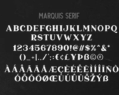 Marquis - Organic Font Duo (+EXTRAS)