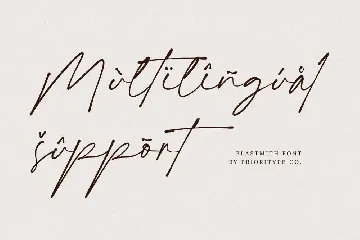 Blastmith - Stylish Signature Font