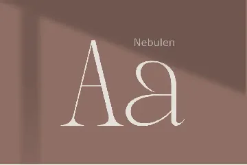 Nebulen font