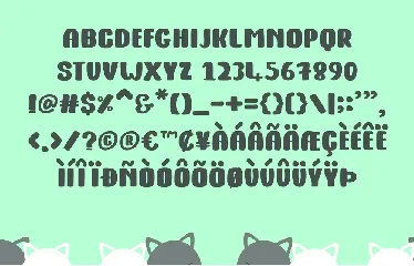 Kitty Fat - Handwritten Font