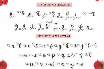 Saranghae - Lovely Calligraphy Font