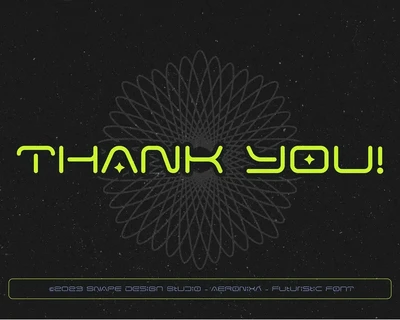 Aeronixsa - Futuristic Font