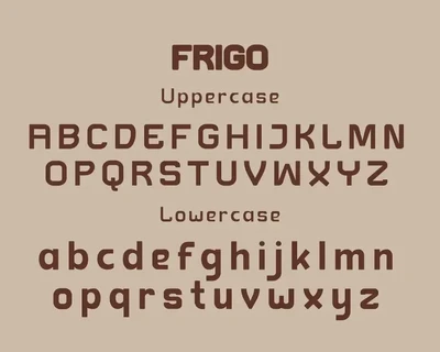 Frigo font