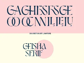 Geisha font