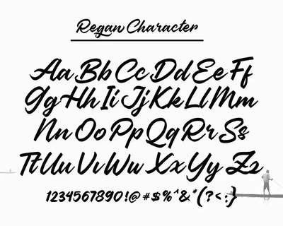 Regan Script font