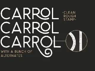 Carrol Wild - Modern Sans font