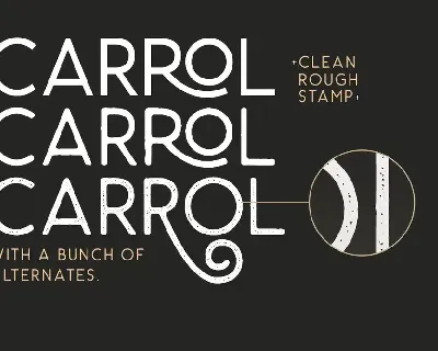 Carrol Wild - Modern Sans font