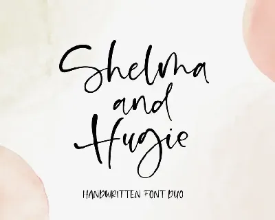 Shelma & Hugie font