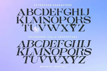 Bondist Display font