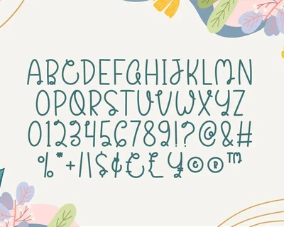 Spring Kids - Handwritten Display Font
