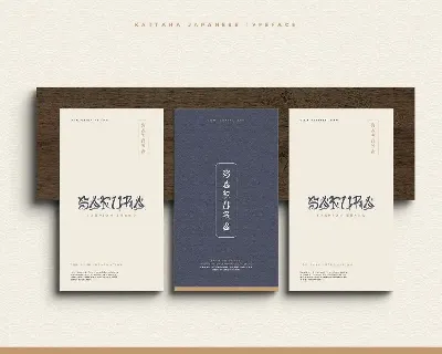 Kattana Japanese Business Font