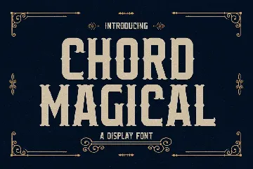 Chord Magical Display Font