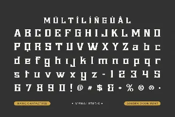 GoldenDawn - Vintage Font