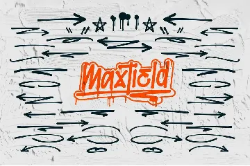 Maxtield | Graffiti Font