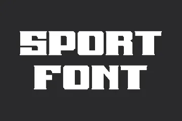 Monday Sports font