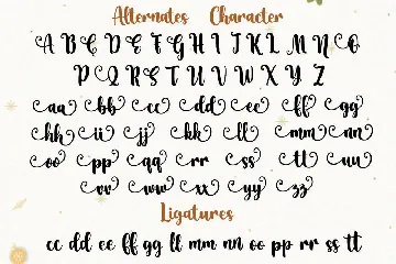 Merry Christmas - Script Handwritten Font